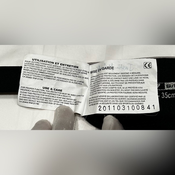 Bauer N7 Core Neck Guard Collar - Youth - Picture 3 of 5